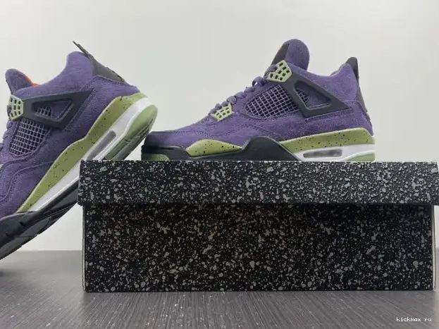 Rep Kickmax Jordan AQ9129-500 Air 4 Purple Canyon WMNS 0323